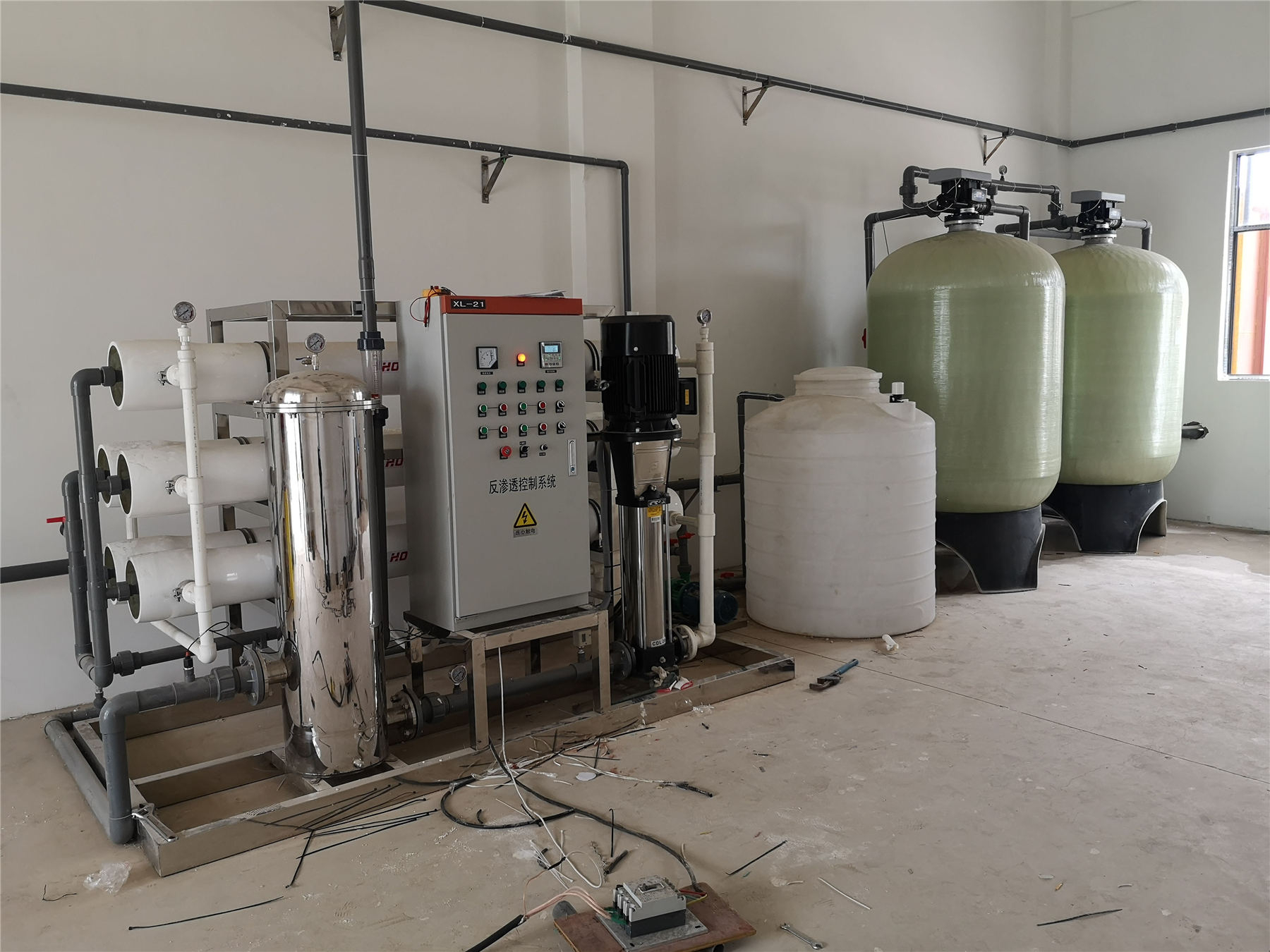 水處理設備使用現場